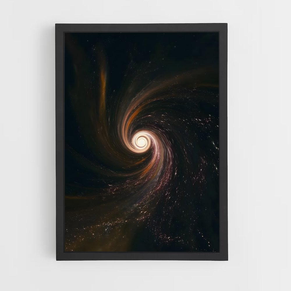 Poster splendide de galaxie en spirale (vue 2)